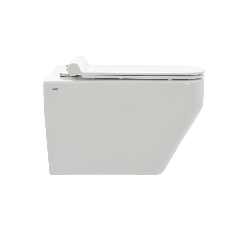Унитаз AQUAme AQM2009 подвесной Белый глянец с сиденьем Микролифт