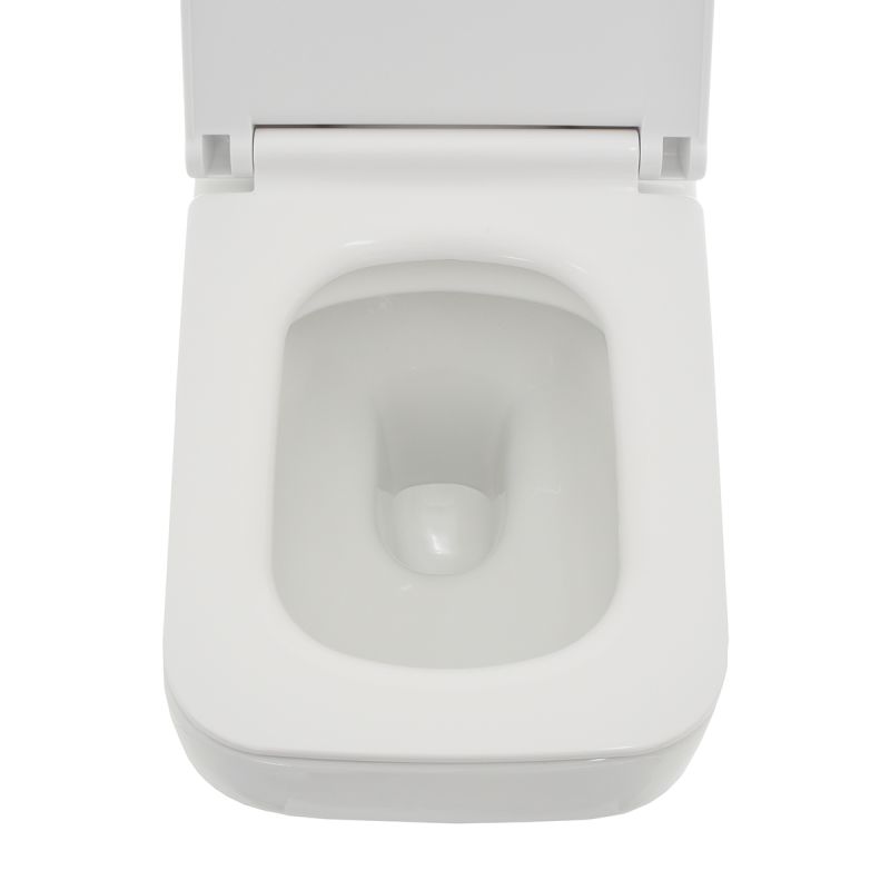 Унитаз AQUAme AQM2009 подвесной Белый глянец с сиденьем Микролифт