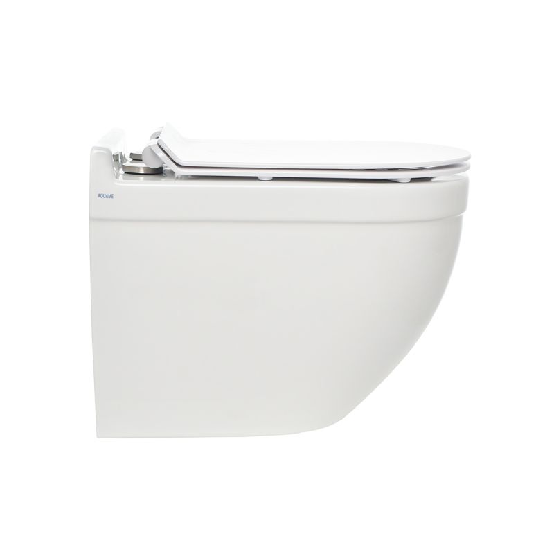 Унитаз AQUAme AQM2010 подвесной Белый глянец с сиденьем Микролифт