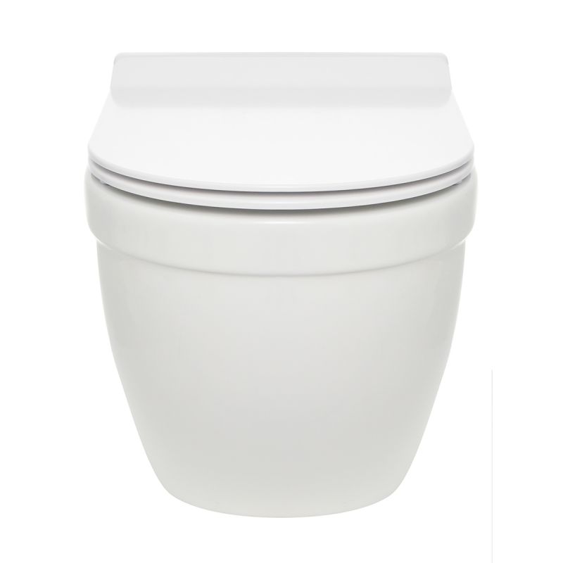 Унитаз AQUAme AQM2010 подвесной Белый глянец с сиденьем Микролифт