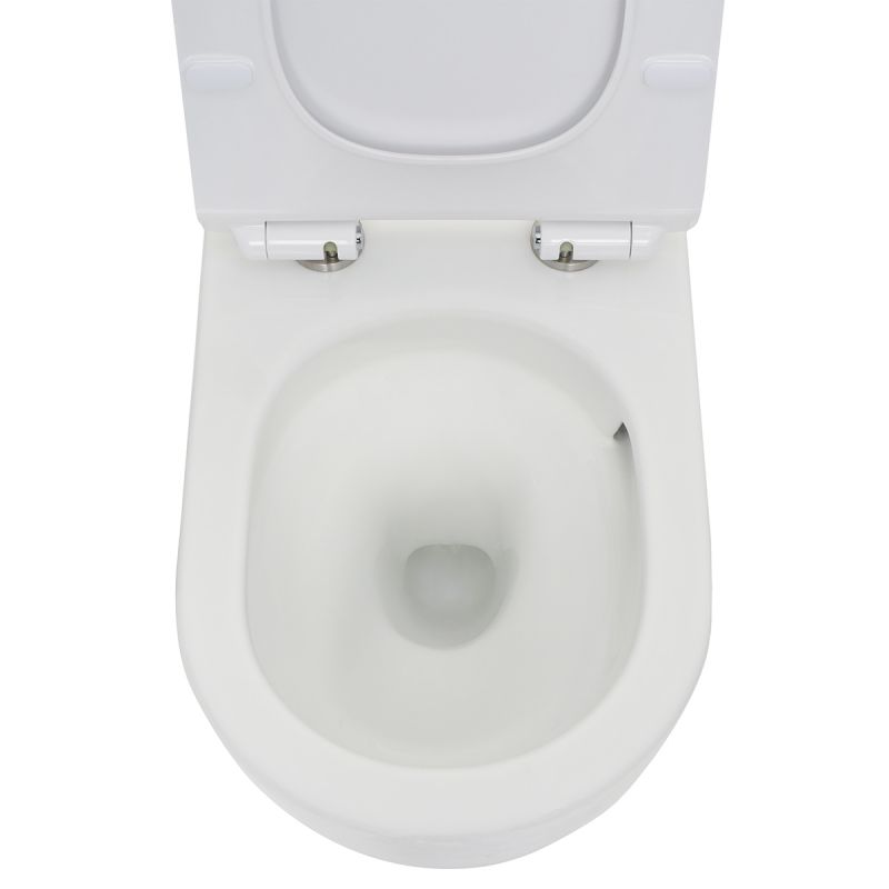 Унитаз AQUAme AQM2010 подвесной Белый глянец с сиденьем Микролифт