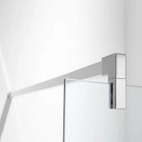 Душевая стенка Aquatek Walk in, 120 см, стекло прозрачное, профиль хром, AQ WIW 12020CH