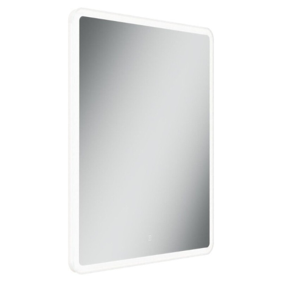 Зеркало Sancos Arcadia AR700, 70 x 80 см, с LED-подсветкой, сенсорный выключатель, холодный белый свет