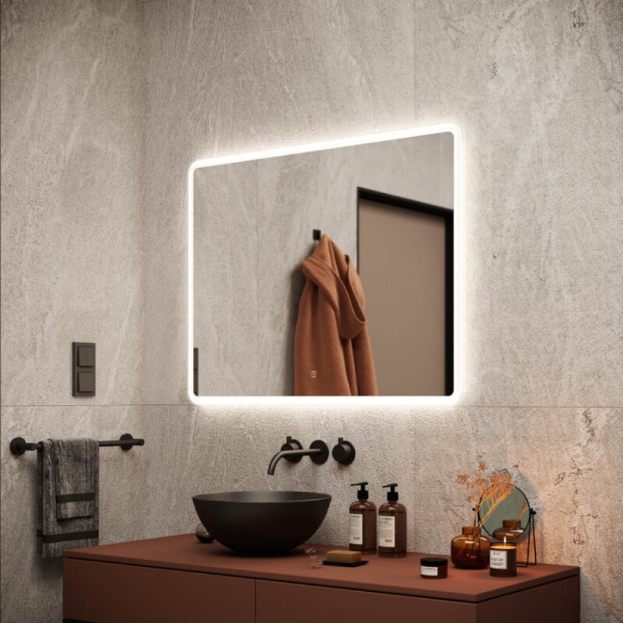 Зеркало Sancos Arcadia AR900 90, с подсветкой, 90 х 70 см