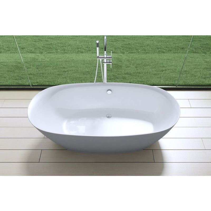 Акриловая ванна ARTMAX AM-527-1800-835 отдельно стоящая со сливом-переливом ,сифон в комплекте Акриловая ванна ARTMAX AM-527-1800-835 отдельно стоящая со сливом-переливом ,сифон в комплекте