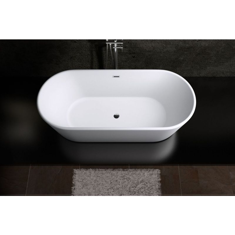 Акриловая ванна ARTMAX AM-525-1700-745 отдельно стоящая со сливом-переливом ,сифон в комплекте 