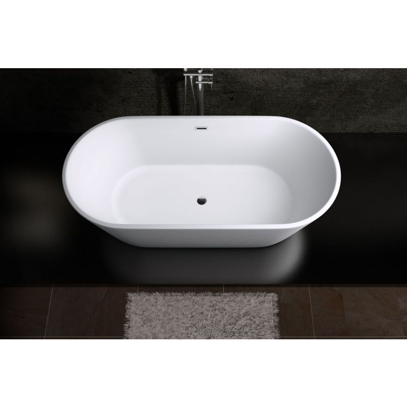 Акриловая ванна ARTMAX AM-520-1695-795 отдельно стоящая со сливом-переливом ,сифон в комплекте 