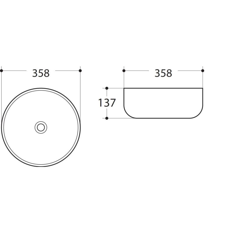 Раковина Art&Max AM-102 белая