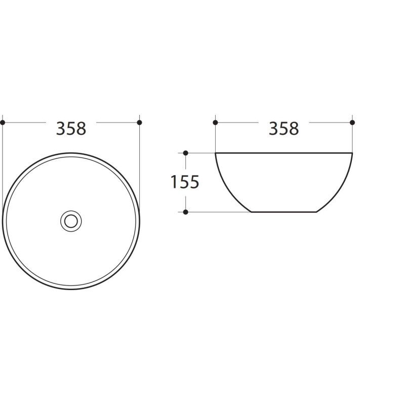 Раковина Art&Max AM-107 белая