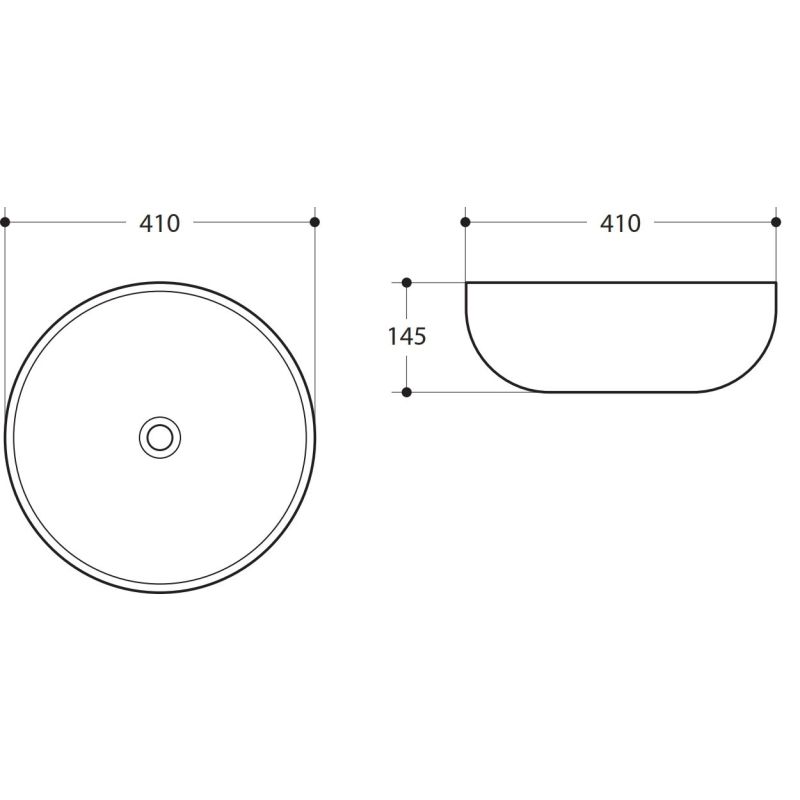 Раковина Art&Max AM-109-MB матовая черная