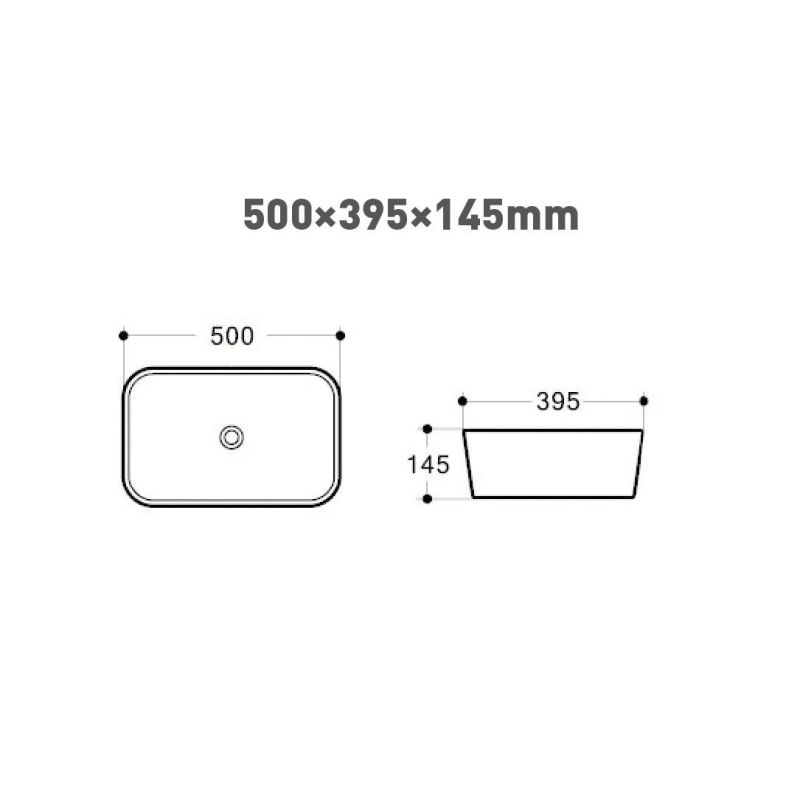 Раковина Art&Max AM110-T-MB матовая черная