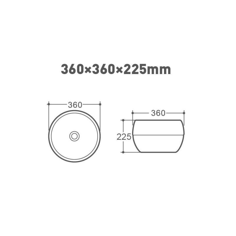 Раковина керамическая накладная Art&Max AM3510