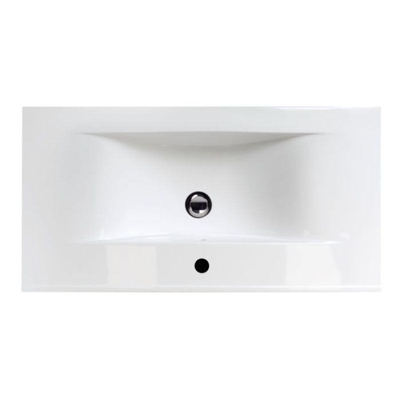 Раковина Art&Max AM-LAV-1000-MR-A 100 см искусственный мрамор, белый