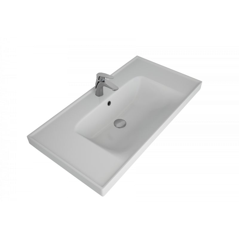 Раковина Art&Max Techno Грэйс 641617, 90 см, цвет белый