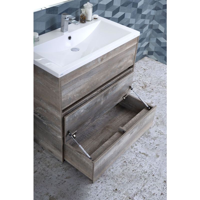 Тумба под раковину Art&Max Family-580-3C-PIA-PE Бетон Экзотик