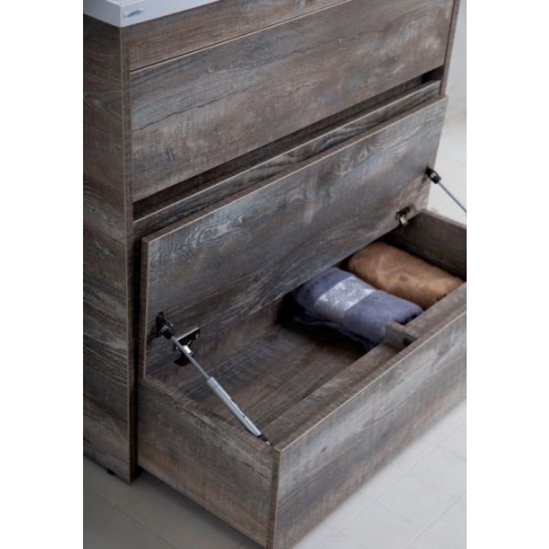 Тумба под раковину Art&Max Family-1000-3C-PIA-PE Бетон Экзотик