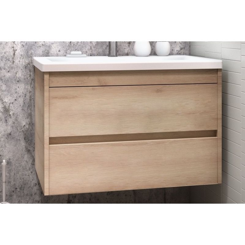Тумба под раковину Art&Max Family-900-2C-SO-PB подвесная Сканди