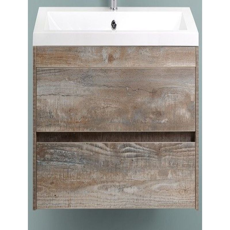 Тумба под раковину Art&Max Family-500-2C-SO-PE подвесная Бетон Экзотик