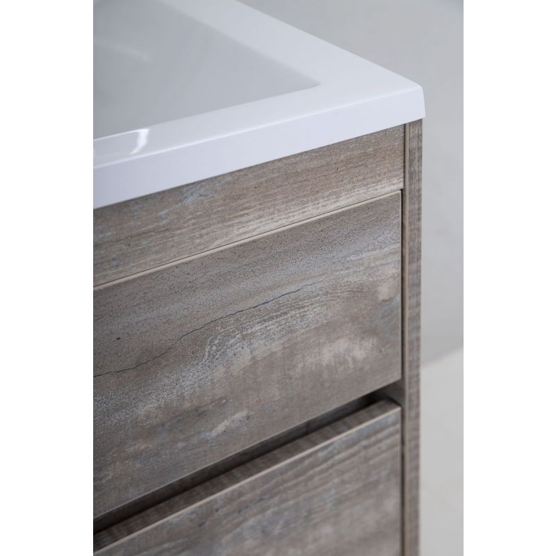 Тумба под раковину Art&Max Family-750-2C-SO-PE подвесная Бетон Экзотик