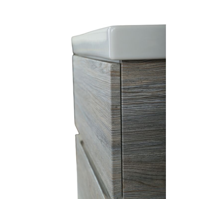 Тумба под раковину Art&Max Techno 60 см подвесная, сосна, AM-Techno-600-2C-SO-LW635