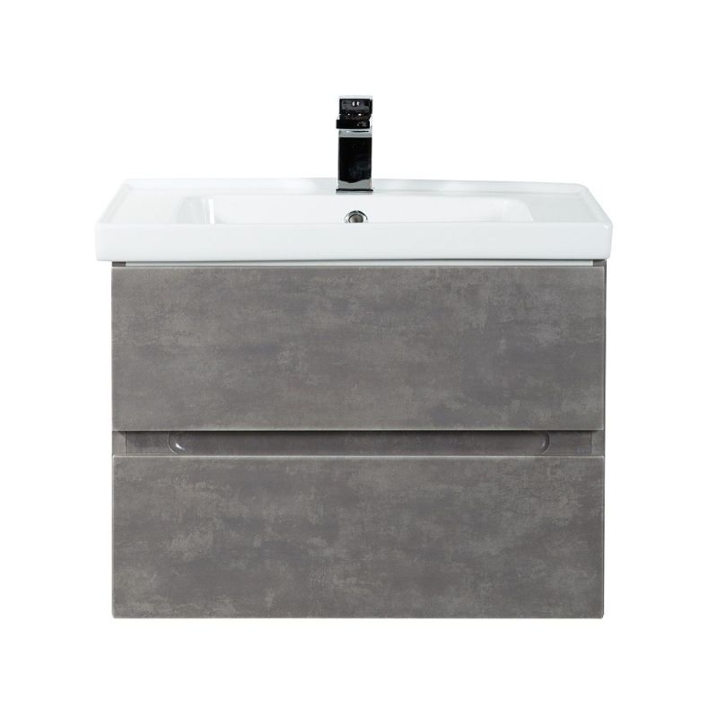 Тумба под раковину Art&Max Techno 70 см подвесная, айс какао, AM-Techno-700-2C-SO-FC305