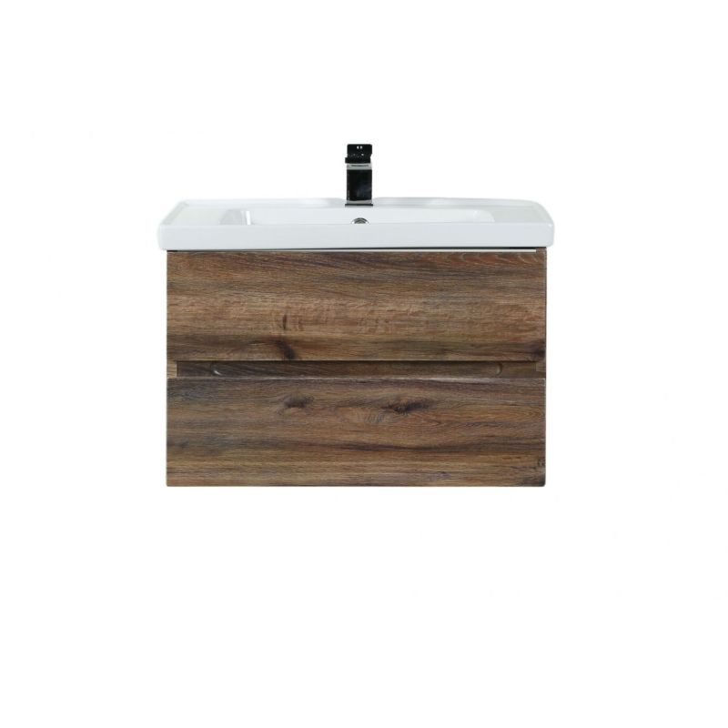 Тумба под раковину Art&Max Techno 90 см подвесная, дуб бомонд лофт, AM-Techno-900-2C-SO-LW646