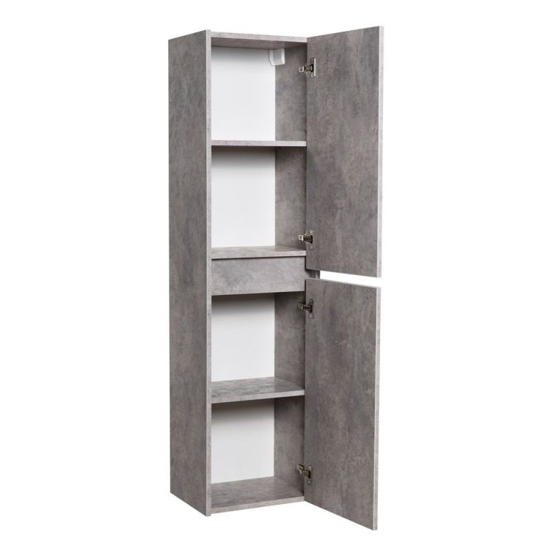 Шкаф пенал Art&Max Family-1500-2A-SO-CV подвесной Cemento Veneto