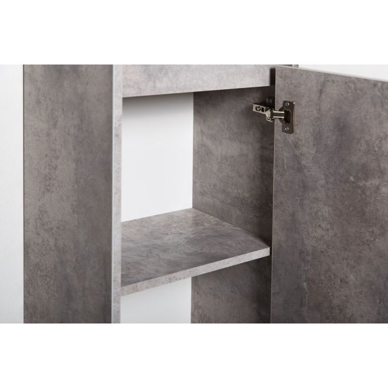 Шкаф пенал Art&Max Family-1500-2A-SO-CV подвесной Cemento Veneto