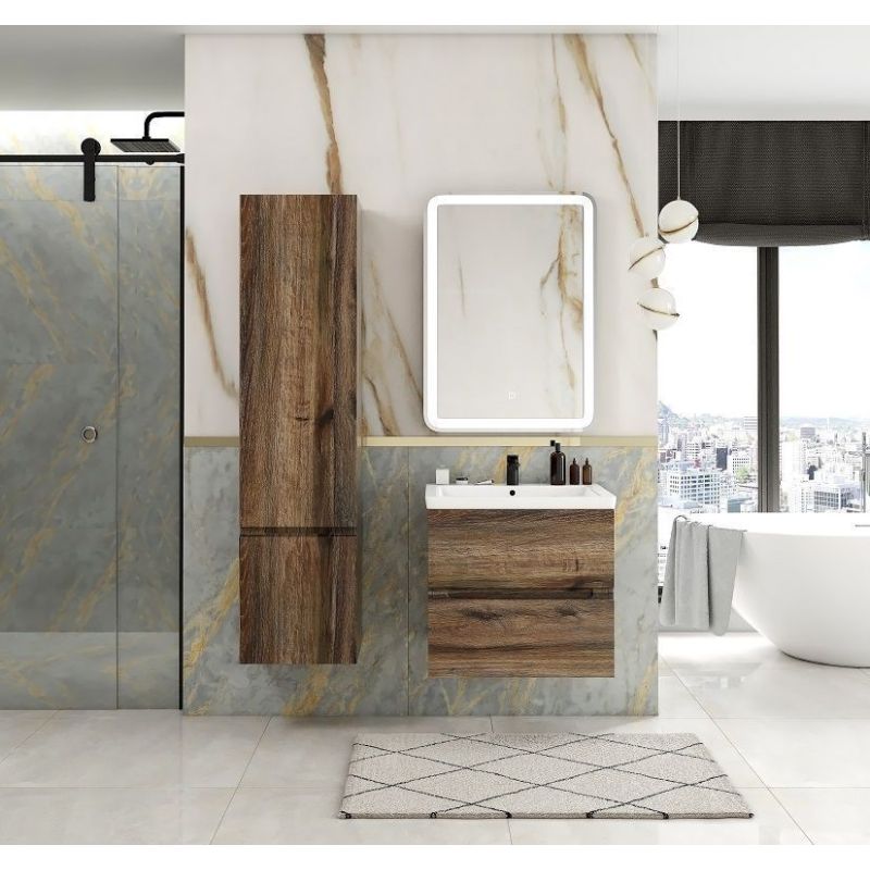 Шкаф подвесной Art&Max TECHNO 160 см Дуб бомонд лофт,левый