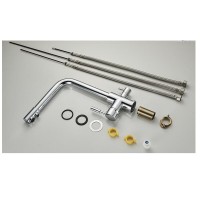 Смеситель ALMAes Izer AS-875-06 для кухонной мойки, с функцией подачи питьевой воды, цвет хром
