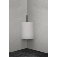 Раковина Abber Stein AS2625, 42.2 см, искусственный камень, цвет белый матовый