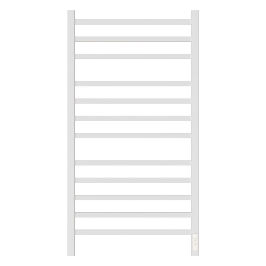 Полотенцесушитель электрический Apextermo Atlas AT00105WM, ширина 50 см, высота 100 см, диммер справа, цвет белый матовый