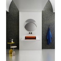 Раковина Abber Kristall AT2803Opal, 60 х 40 см, накладная, прозрачная, коричневая