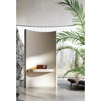 Раковина Abber Kristall AT2804Opal, 40 х 40 см, накладная, прозрачная, коричневая
