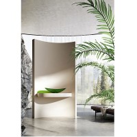 Раковина Abber Kristall AT2808Emerald, 60 х 38 см, накладная, донный клапан, цвет зеленый