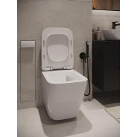 Инсталляция Agger ATI10150+APB288, с подвесным безободковым унитазом, сиденье микролифт, Tornado, клавиша белая