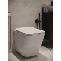 Инсталляция Agger ATI11150+APB200, с подвесным безободковым унитазом, сиденье микролифт, Tornado, клавиша хром