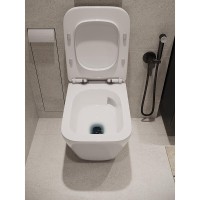 Инсталляция Agger ATI11150+APB200, с подвесным безободковым унитазом, сиденье микролифт, Tornado, клавиша хром