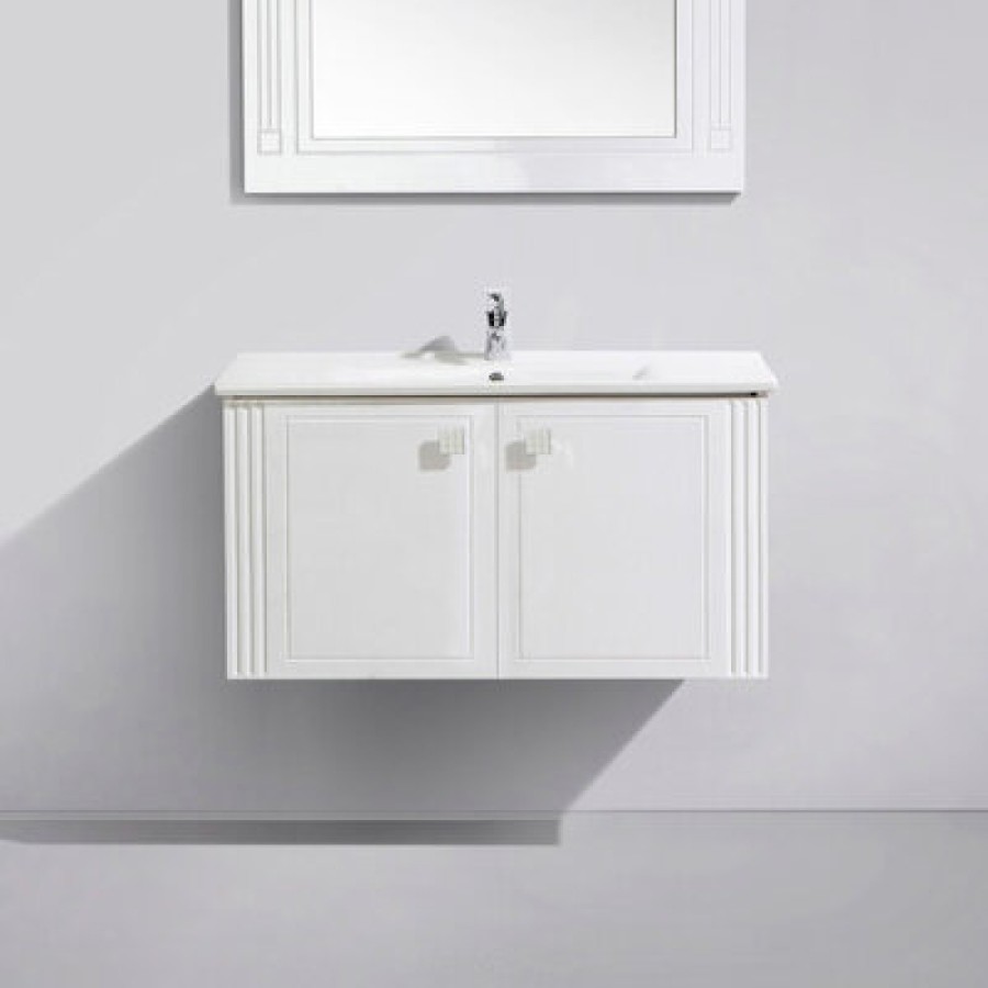 Тумба под раковину BelBagno Atria ATRIA-1000-2A-SO-BL, Bianco Lucido