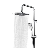Верхний душ Agger Fresh ATS04, 21.5x21.5 см, квадратный, хром