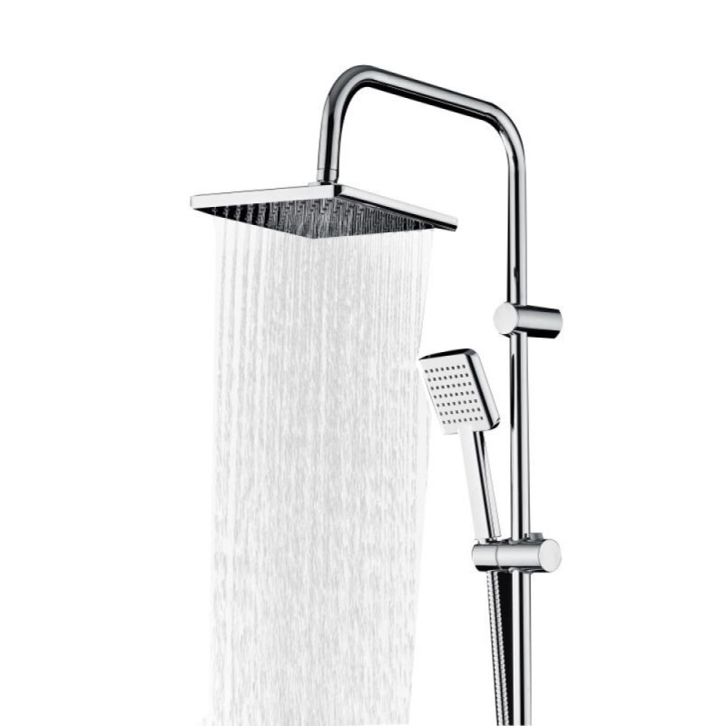 Верхний душ Agger Fresh ATS04, 21.5x21.5 см, квадратный, хром