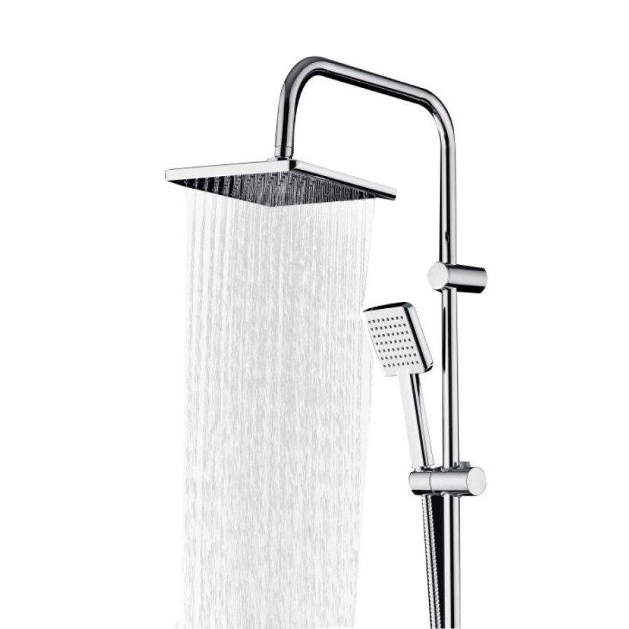 Верхний душ Agger Fresh ATS04, 21.5x21.5 см, квадратный, хром
