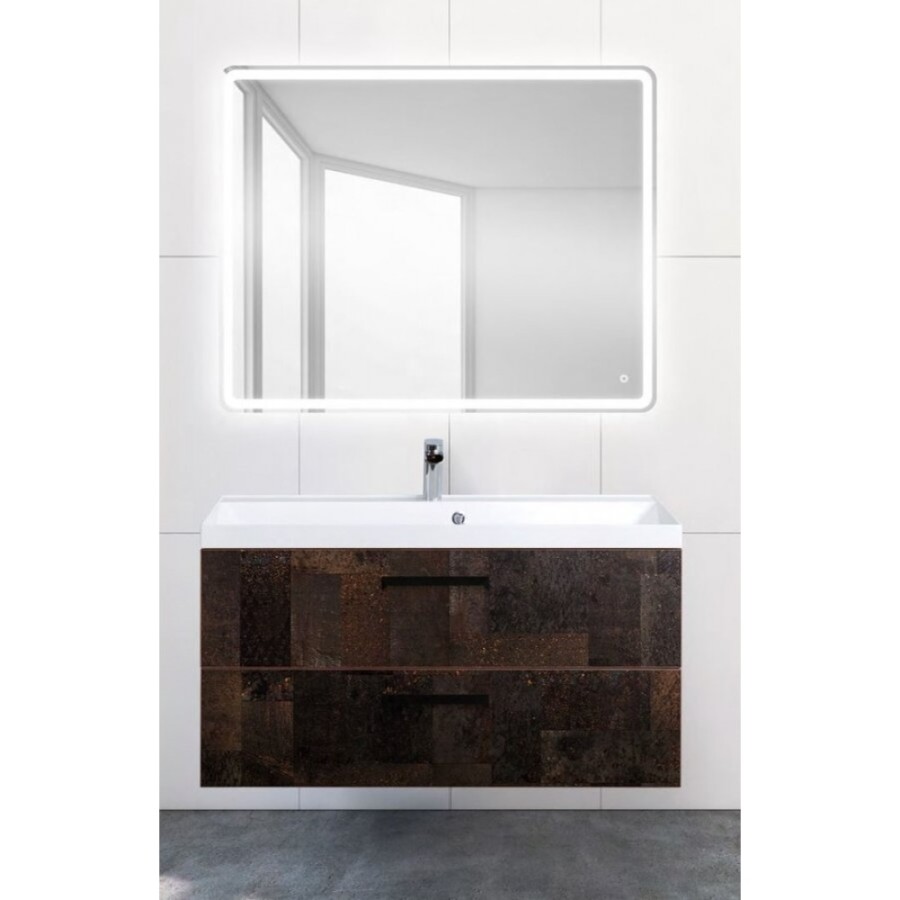 Тумба под раковину BelBagno Aurora AURORA-1000-2C-SO-MET подвесная (2 ящ.)
