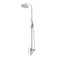 Душевая система BelBagno AURORA-VSCM-CRM, с изливом, цвет хром