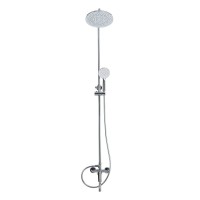 Душевая система BelBagno AURORA-VSCM-CRM, с изливом, цвет хром