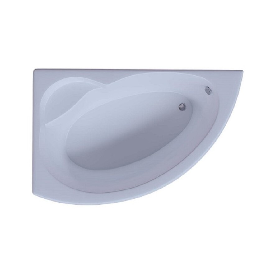 Ванна акриловая Aquatek Аякс 2 AYK170-0000005, 170 x 110 см, с каркасом, левая, белая