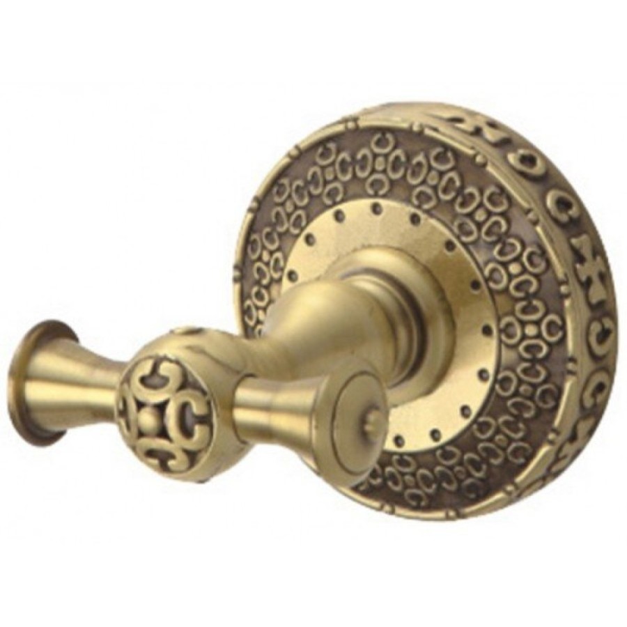 Крючок двойной Zorg Antic AZR 02 BR, цвет бронза