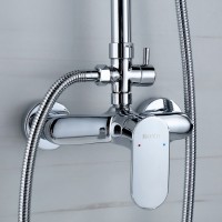 BOND B01-8100 Душевая система с тропическим душем и смесителем без излива