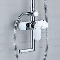 BOND B01-9400 Душевая система с тропическим душем и смесителем с изливом