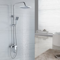 BOND B01-9400 Душевая система с тропическим душем и смесителем с изливом